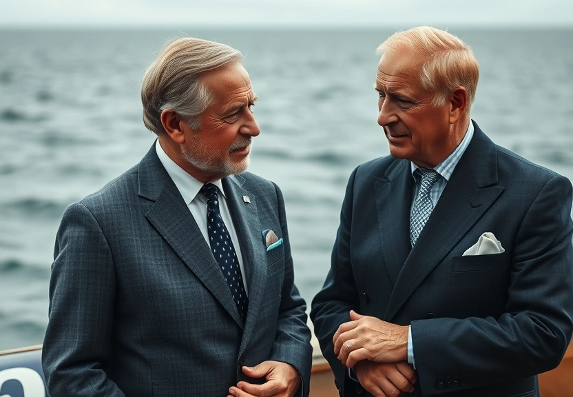 Representação visual de David Attenborough le dice al Príncipe William que estaba horrorizado al ver lo que la humanidad ha hecho al océano.