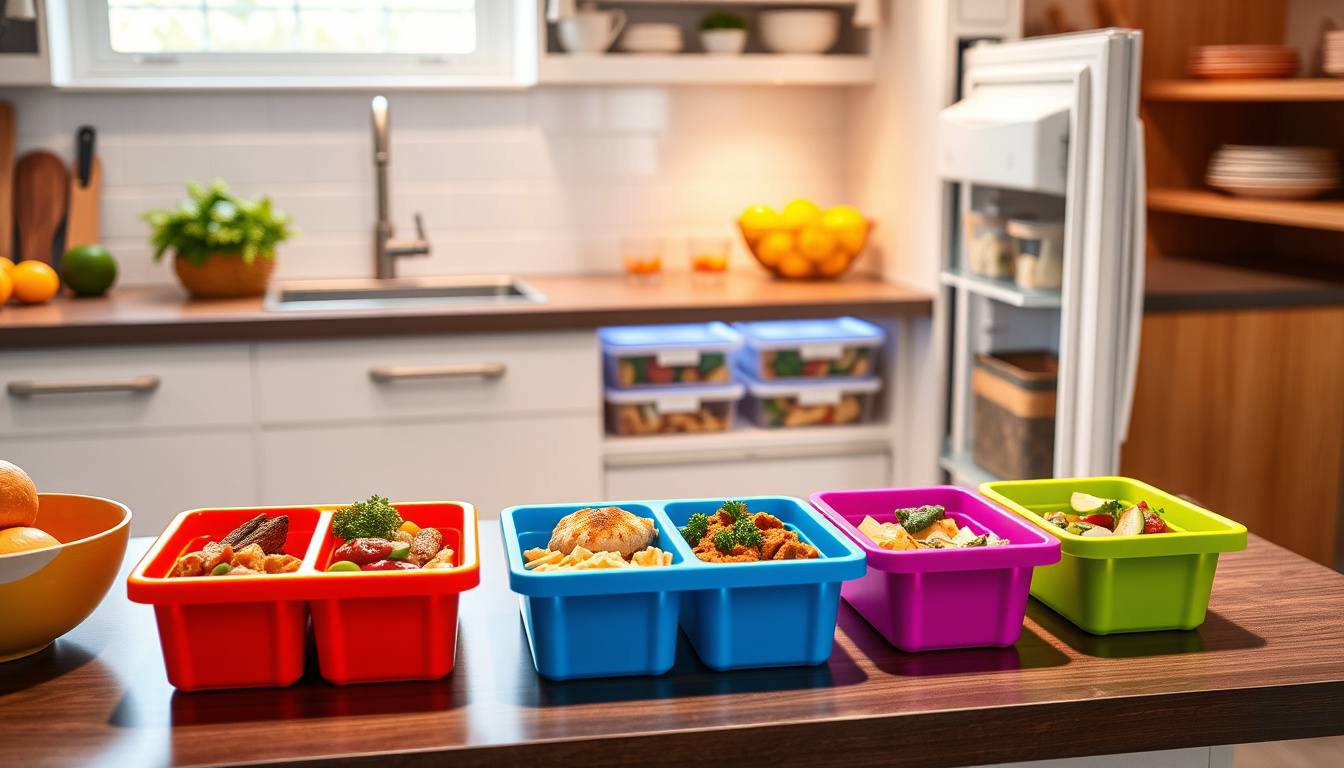 Effortless Meal Prep: How to Store Frozen Meals on Personal Serving Trays for Convenient Dining Anytime!