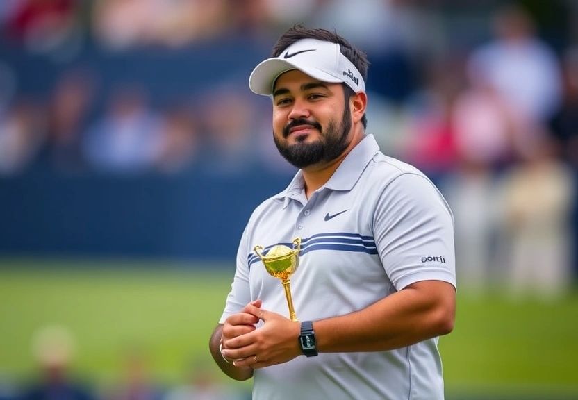 Representação visual de JJ Spaun Clinches First Major Title with Stunning Finish at US Open