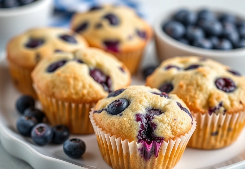 Representação visual de Best-Ever Mini Blueberry Muffins