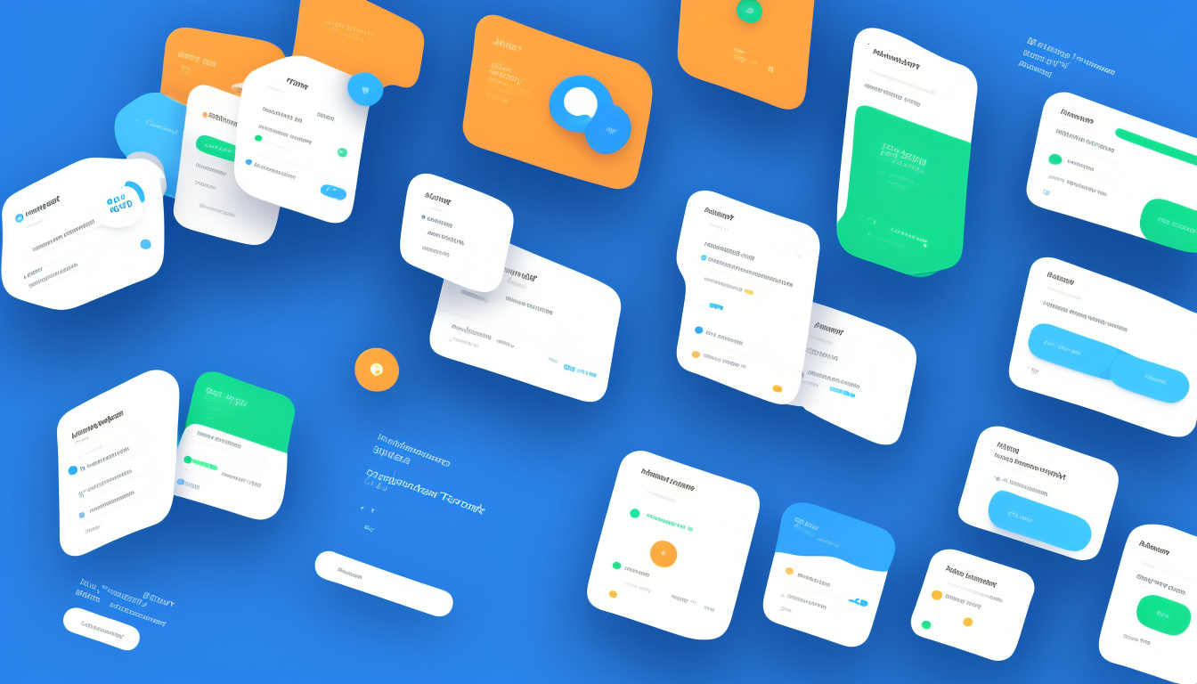  Abstract decentralized finance platforms with users exchanging tokens seamlessly —no extra words