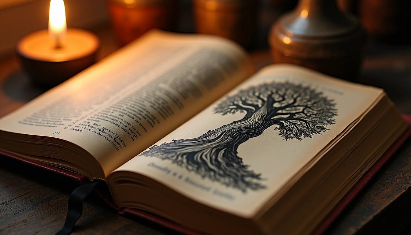 Artistic comparison of Greek and Norse creation myths with cosmic symbols