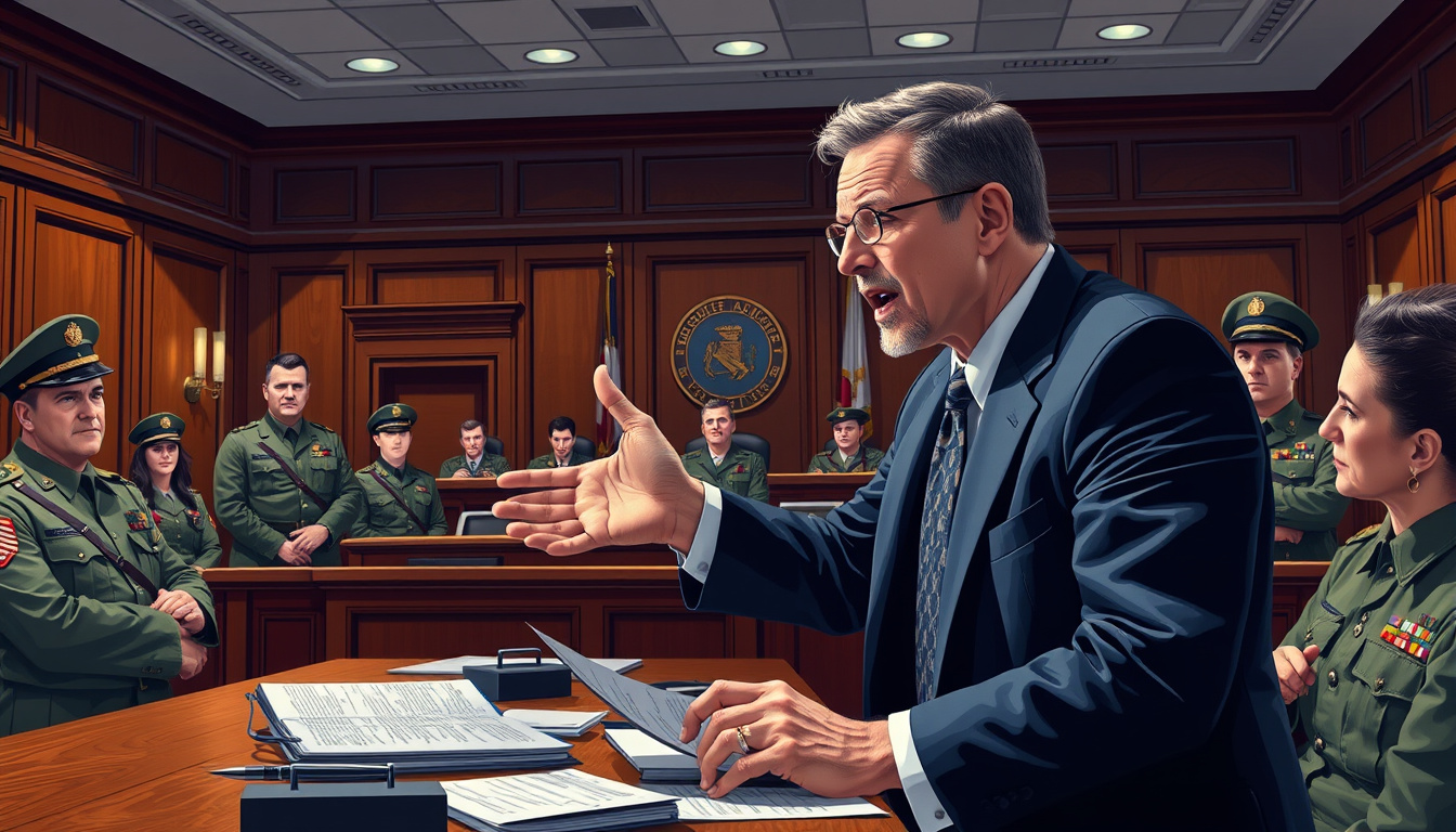 court martial defense lawyer