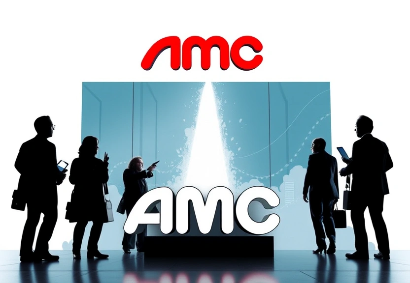 Representação visual de AMC Stock Skyrockets as Benchmark Ups Estimates Amid Box Office Surge