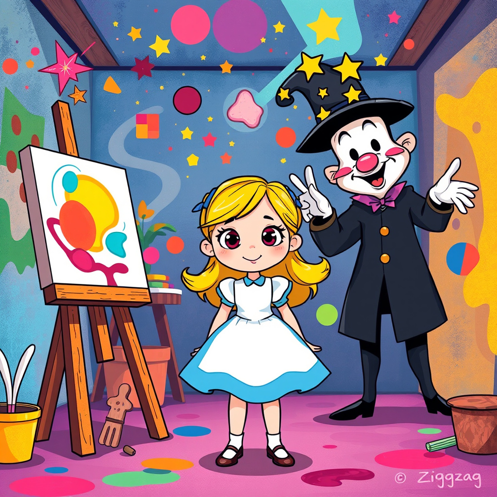 ¡Alicia y la Danza Desenfrenada de las Formas!