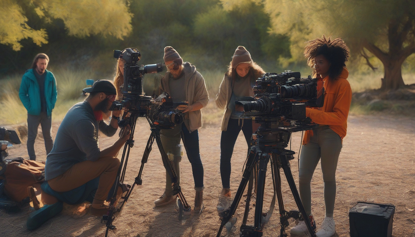 Mastering <b>Cinematography Techniques</b>: Elevate Your Filmmaking Skills Today’ style=’display: block; margin: auto; max-width: 100%; height: auto;’></p>
<h2>Key Takeaways</h2>
<ul>
<li><b>Cinematography techniques</b> are essential for creating visually compelling films.</li>
<li>Lighting plays a crucial role in setting the mood and enhancing storytelling in cinematography.</li>
<li>Mastering camera angles and composition is vital for effectively conveying emotion and narrative.</li>
<li>Understanding camera movement and stability adds a dynamic element to your cinematography.</li>
<li>Post-production techniques can significantly enhance the quality of your cinematography.</li>
</ul>
<h3>Introduction to <b>Cinematography Techniques</b></h3>
<p><b>Cinematography techniques</b> are the backbone of visual storytelling, transforming scripts into compelling narratives through the art of camera work and lighting.</p>
<p>Understanding these techniques is essential for anyone interested in filmmaking, as they not only enhance the aesthetic quality of a film but also influence how audiences emotionally connect with the story.</p>
<p>From the choice of camera angles that define perspective to the application of lighting to evoke moods, each cinematography technique plays a vital role in shaping the viewer’s experience.</p>
<p>In this article, we will delve into various <b>cinematography techniques</b>—such as framing, composition, and camera movement—and explore how these elements work in concert to create engaging visual narratives that linger in the minds of audiences long after the credits roll.</p>
<h3>The Importance of Lighting in Cinematography</h3>
<p>In the realm of <b>cinematography techniques</b>, lighting plays a pivotal role that can make or break a scene.</p>
<p>Effective use of light not only enhances the visual appeal of a film but also influences the audience’s emotions and perceptions.</p>
<p>By manipulating shadows, highlights, and color temperatures, cinematographers can imbue scenes with a specific mood or tone, guiding viewers through the narrative seamlessly.</p>
<p>For instance, high-key lighting creates a bright, cheerful atmosphere, perfect for comedies or uplifting stories, while low-key lighting can produce dramatic tension, commonly used in thrillers and horror films.</p>
<p>Furthermore, understanding the interplay between natural and artificial light sources allows cinematographers to craft visually stunning images that draw the audience deeper into the cinematic experience.</p>
<p>Thus, mastering lighting techniques is essential for any budding filmmaker looking to elevate their storytelling through the lens.</p>
<blockquote><p>‘The camera is a sketch book, an instrument of intuition and spontaneity.’ – Henri Cartier-Bresson</p></blockquote>
<p><a href=