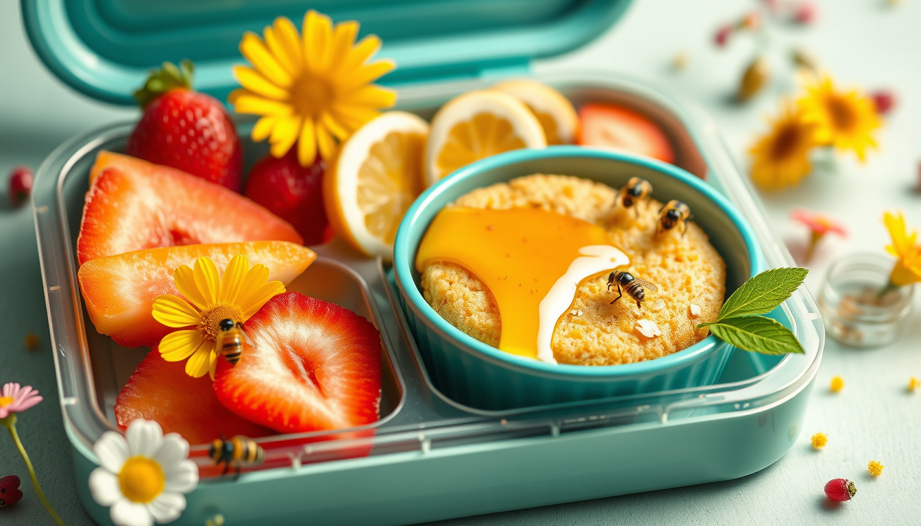 Honey Cake: A Buzzing Delight with Beetle-Approved Almond Crunch!