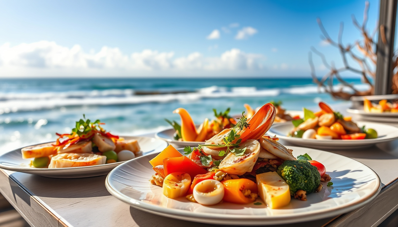 Delicious<b> Sustainable Seafood Dishes</b> You Need to Try Today’ style=’display: block; margin: auto; max-width: 100%; height: auto;’></p>
<h2>Key Takeaways</h2>
<ul>
<li>Sustainable seafood minimizes environmental impact and supports marine ecosystems.</li>
<li>Choosing fish like salmon, sardines, and mackerel promotes responsible fishing practices.</li>
<li>Recipes like grilled sardines with herbs or mackerel tacos showcase the versatility of sustainable seafood.</li>
<li>Eating sustainable seafood offers health benefits such as omega-3 fatty acids and lower mercury levels.</li>
<li>Sourcing seafood from certified fisheries ensures you are making environmentally-friendly choices.</li>
</ul>
<h3>What Makes Seafood Sustainable?</h3>
<p>When it comes to<b> sustainable seafood dishes</b>, it’s all about being mindful of our oceans and the life within them. Sustainable seafood refers to fish and shellfish that are caught or farmed in a way that ensures their populations remain healthy and that the methods used do not harm the ecosystem. Think of it like a seafood love story—where the fish are happy, the ocean is thriving, and we get to enjoy delicious meals without the guilt! By choosing seafood that’s been harvested responsibly, we not only help protect marine life but also support fishing communities and contribute to a healthier planet. So next time you’re at the seafood counter, remember: it’s not just about what’s on your plate, but also the bigger picture of ocean health. And let’s be honest, helping the planet while satisfying your tastebuds? That’s the catch of the day!</p>
<h3>Top Sustainable Seafood Choices</h3>
<p>When it comes to<b> sustainable seafood dishes</b>, choosing the right ingredients can make all the difference! Opt for fish like salmon, sardines, and mackerel, which are abundant and often farmed responsibly. Shellfish such as mussels and oysters are also eco-friendly options, as they filter the ocean waters and require little to no feed. For a delicious sustainable seafood dish, try whipping up a savory <a href=