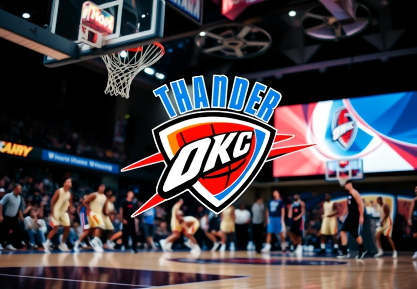 Representação visual de Oklahoma City Thunder surpreende Pacers com virada emocionante e empata as Finais da NBA