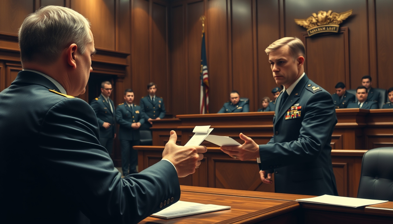 Defending Against Military Charges