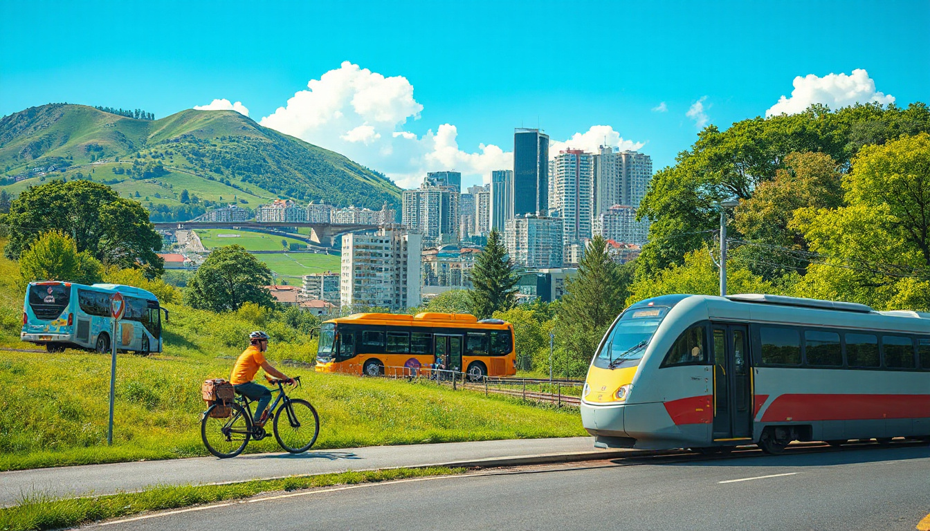 Alternative Travel Methods: Cycling, Buses, and Trains