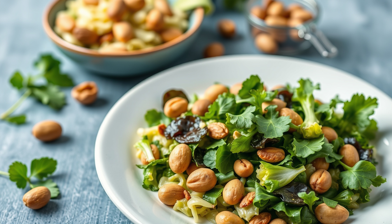  Farm-fresh plant-based meals with vibrant greens and nuts