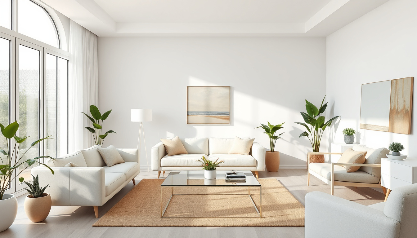 Minimalist Living Room Ideas: Less Clutter