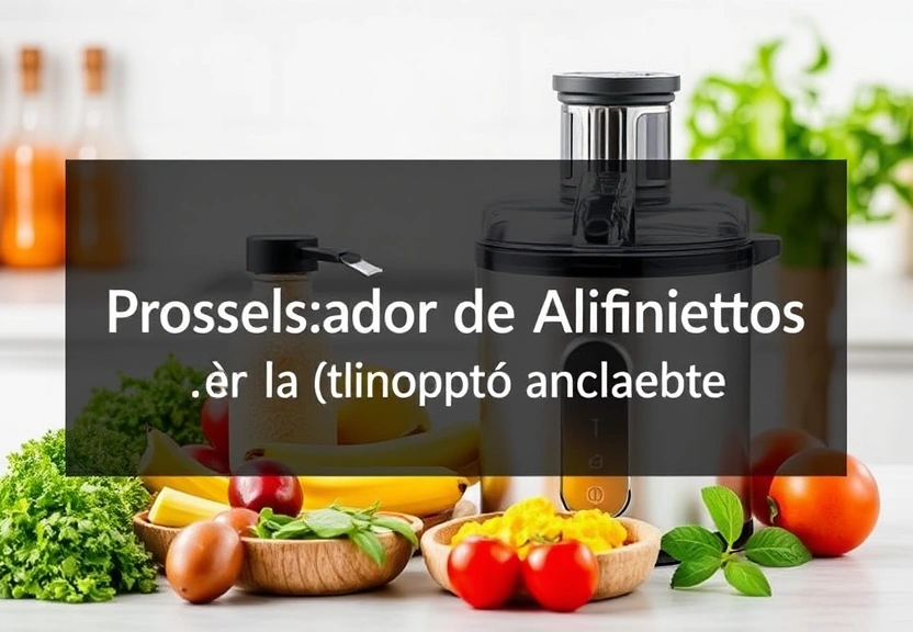 Representação visual de Processador de Alimentos ou Liquidificador: Qual é Indispensável na Sua Cozinha?