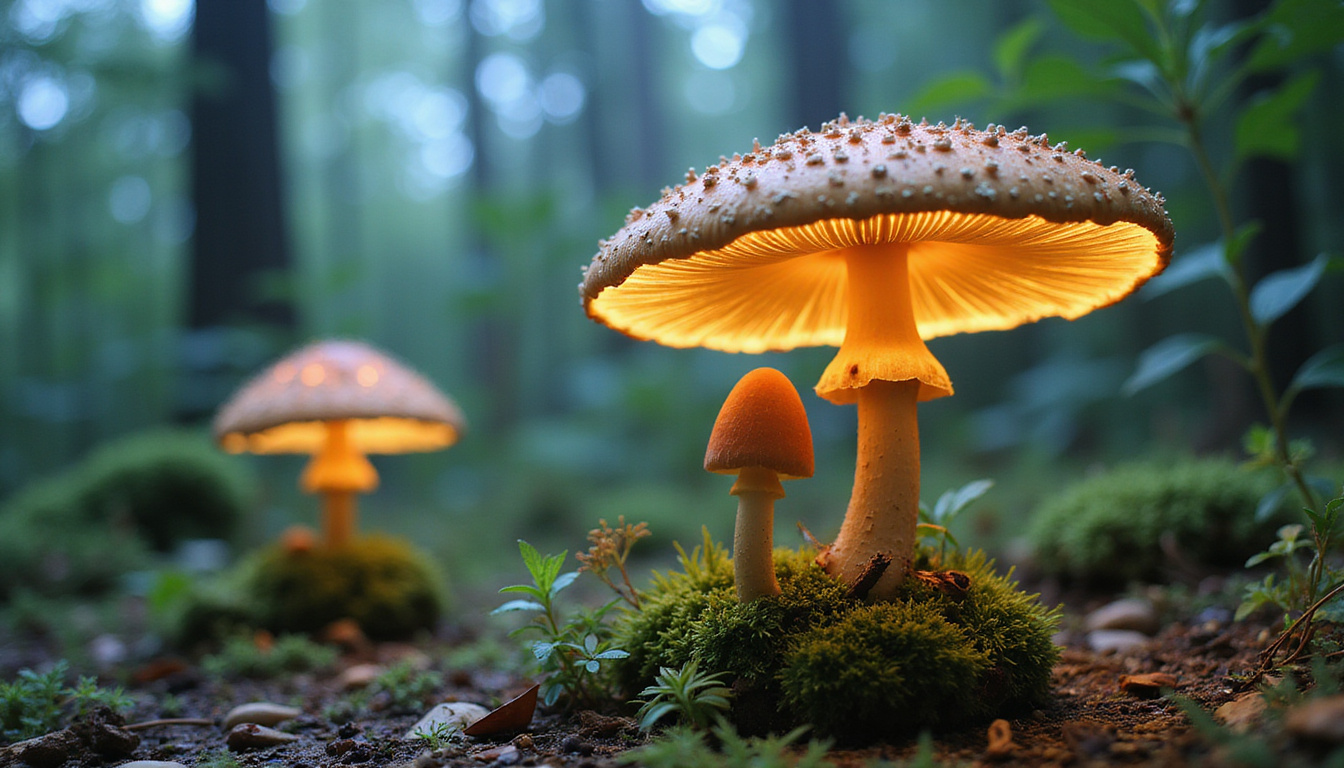  Detailed step-by-step magic mushroom cultivation setup in a clean lab environment