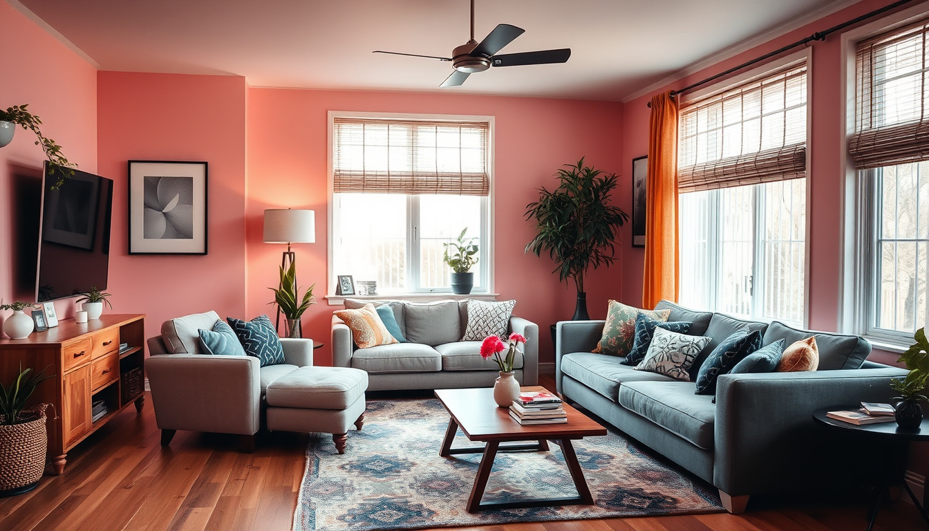 Renovation Financing Tips to Maximize Your Home Improvement Budget 1 Cozy living room undergoing stylish upgrades with budget-conscious techniques