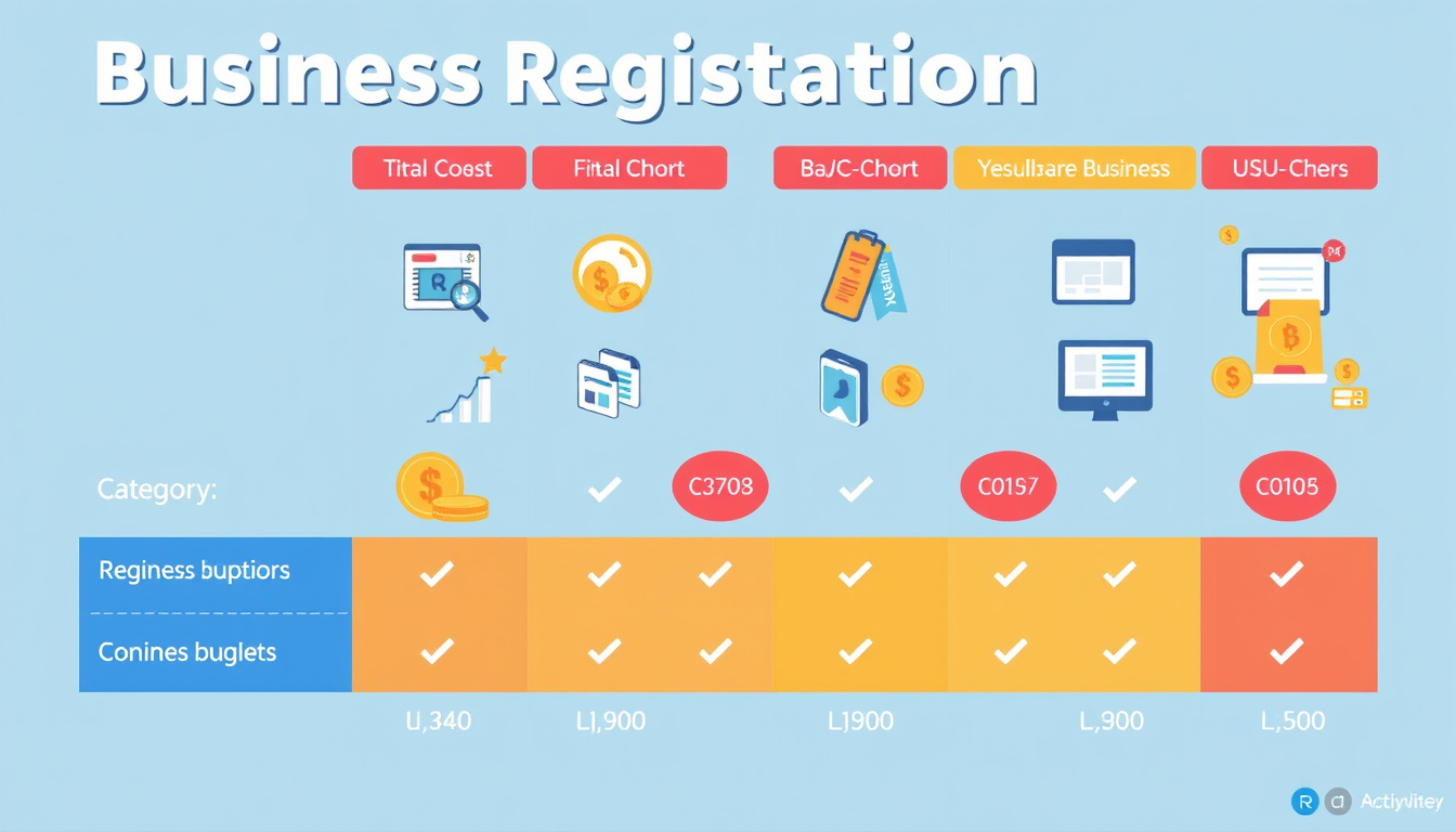 Comparing Costs:<b> Business Registration Tools</b> for Every Budget