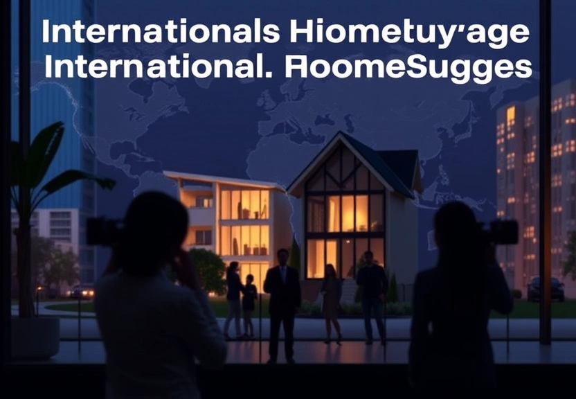 Representação visual de International Homebuyers Surge: U.S. Real Estate Sees 2025 Demand Boost