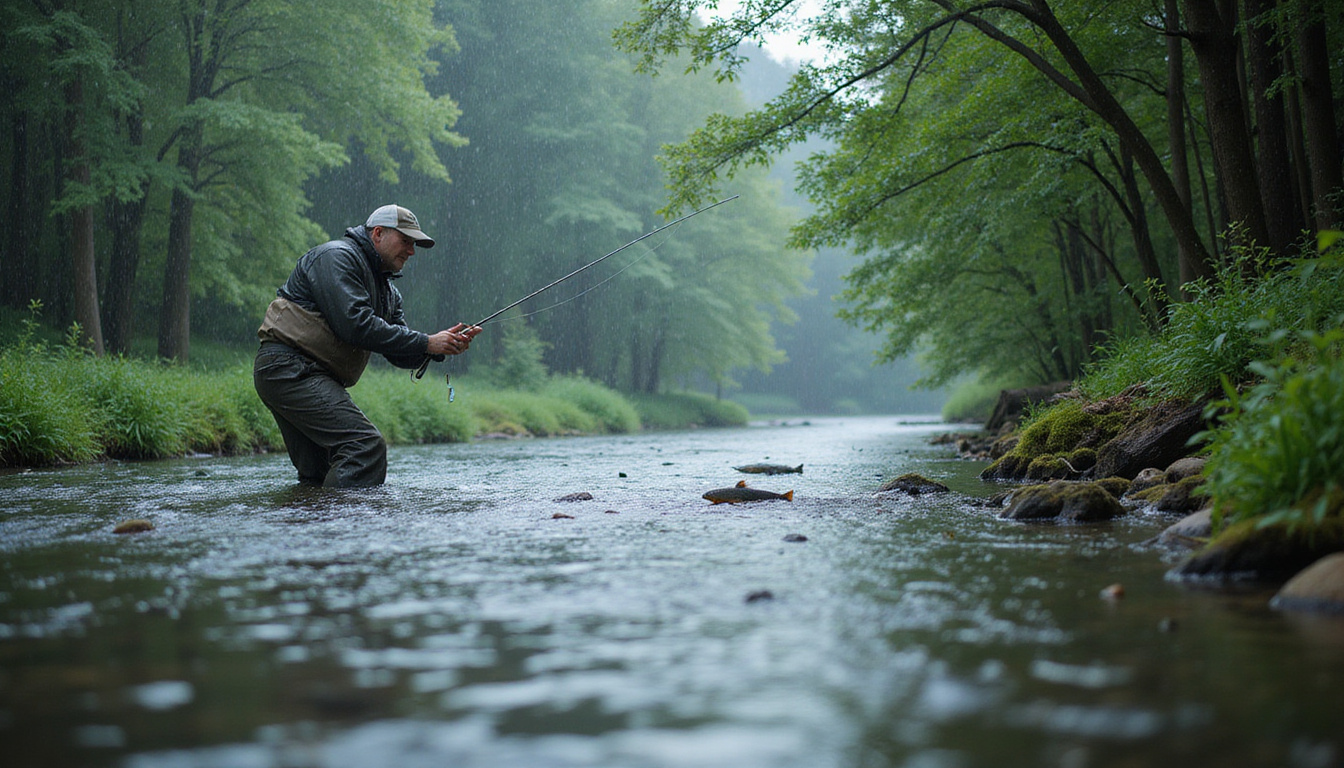 Top Rainy Day Fishing Tips to Catch More Trout in Streams