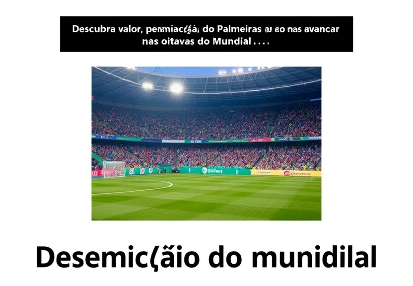 Representação visual de Descubra o valor da premiação do Palmeiras ao avançar nas oitavas do Mundial