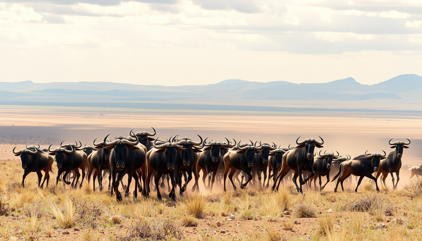 The Challenges Faced by the Wildebeest