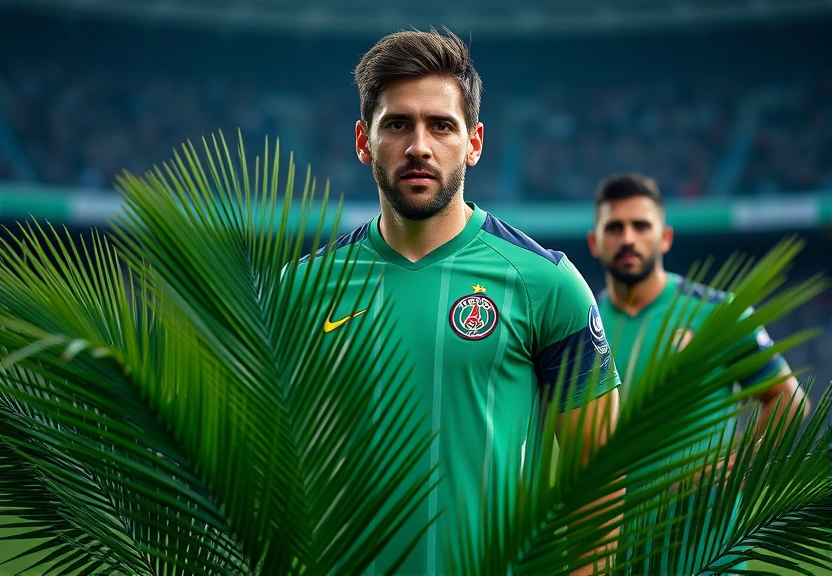 Representação visual de Palmeiras se prepara para desafio épico no Mundial: Messi, PSG e Botafogo à vista!