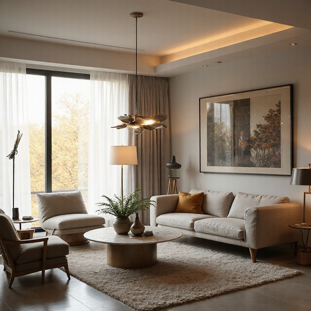 Modern lighting in South African home interiors