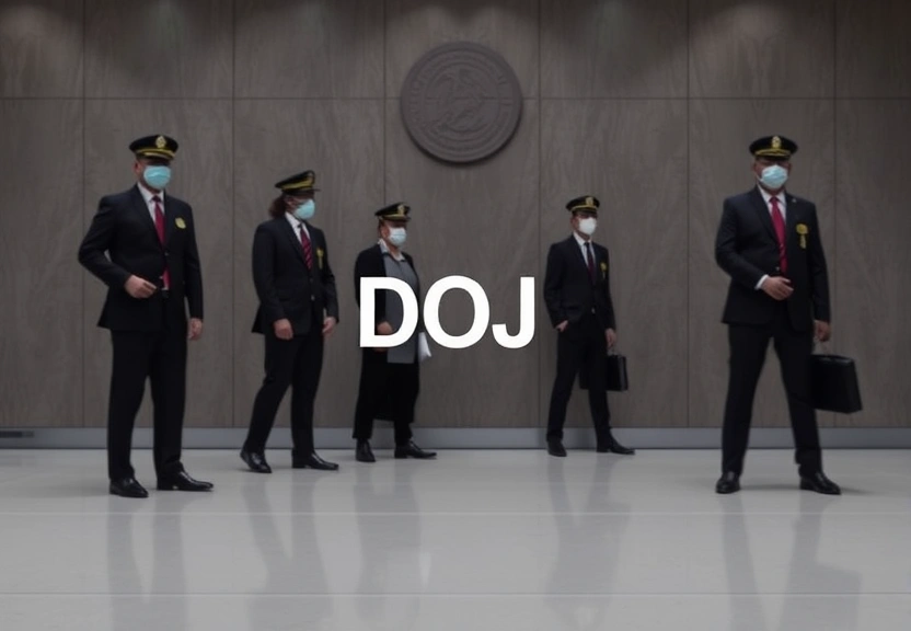 Representação visual de Estratégias Controversas do DOJ: Como a Detenção de Khalil Continua em Jogo