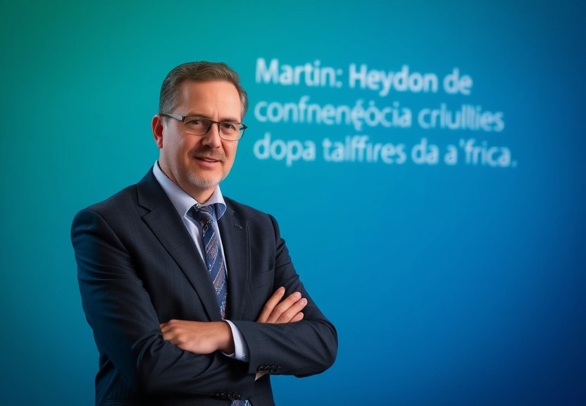 Representação visual de Martin Heydon Participará de Conferência Crucial de Ministros Agrícolas da UE e África