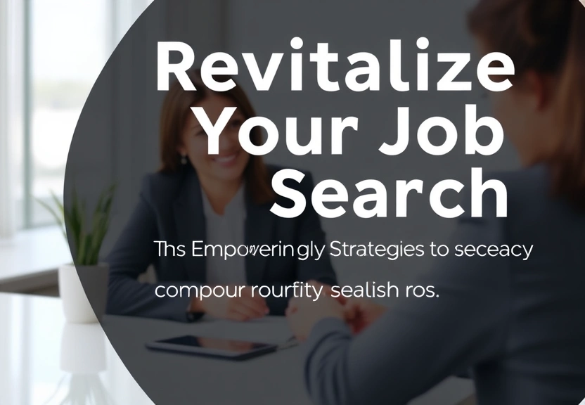 Representação visual de Revitalize Your Job Search: 5 Empowering Strategies to Secure Your Next Role
