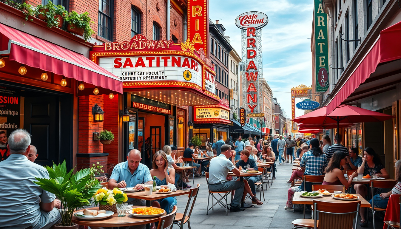 Top 10 Delicious Lunch Spots Near Broadway Theatres for an Unforgettable Experience