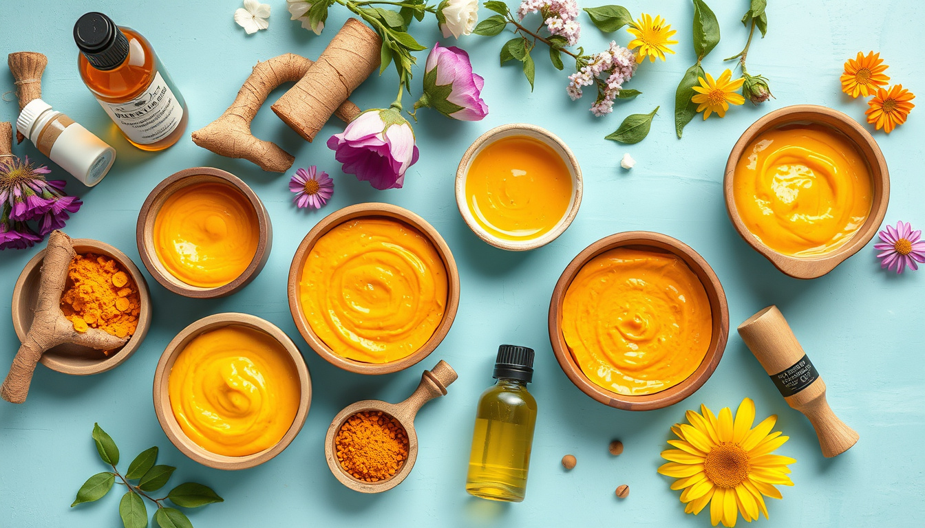 DIY Turmeric Mask Recipes for Different Skin Types