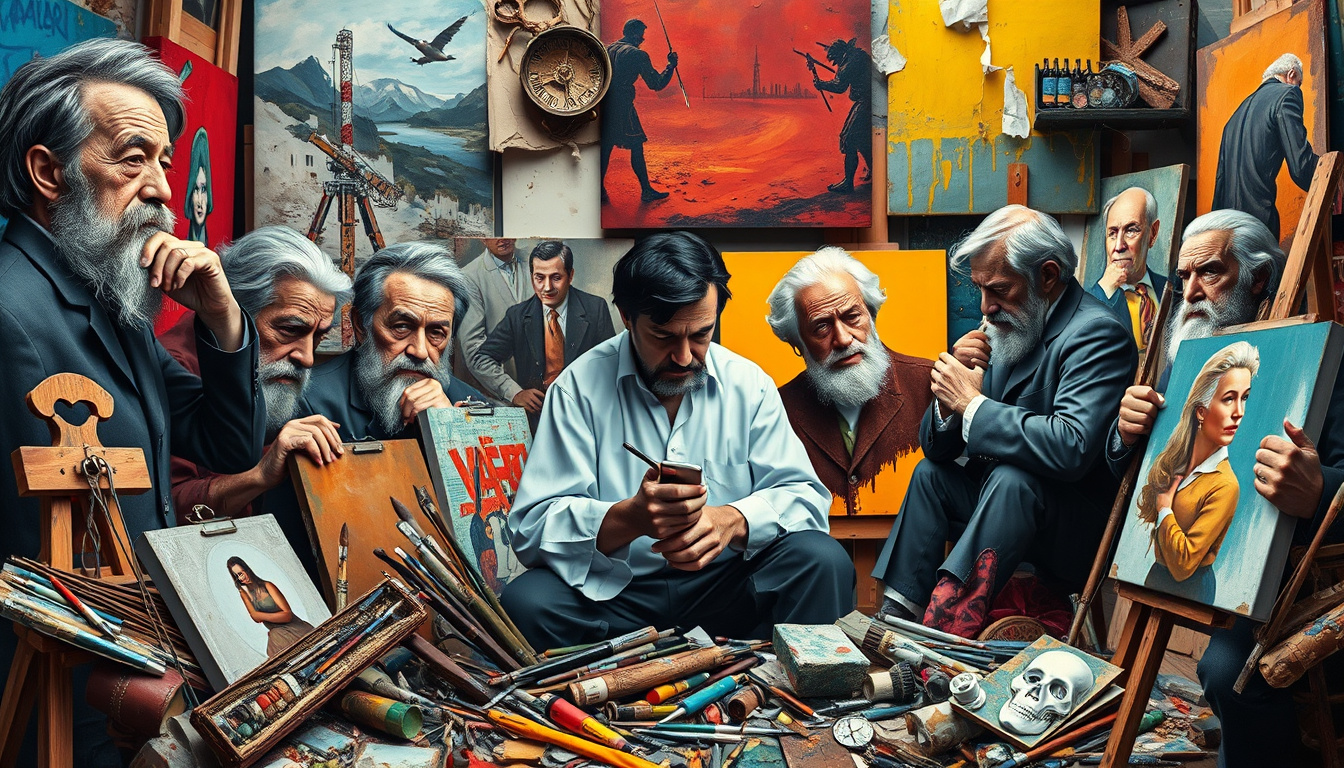 Embracing Failure: Learning from Famous Artists