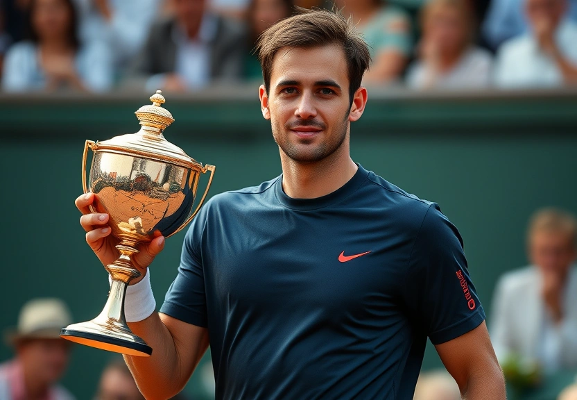 Representação visual de Carlos Alcaraz Faz História com Retorno Épico e Conquista Seu Segundo Título em Roland Garros