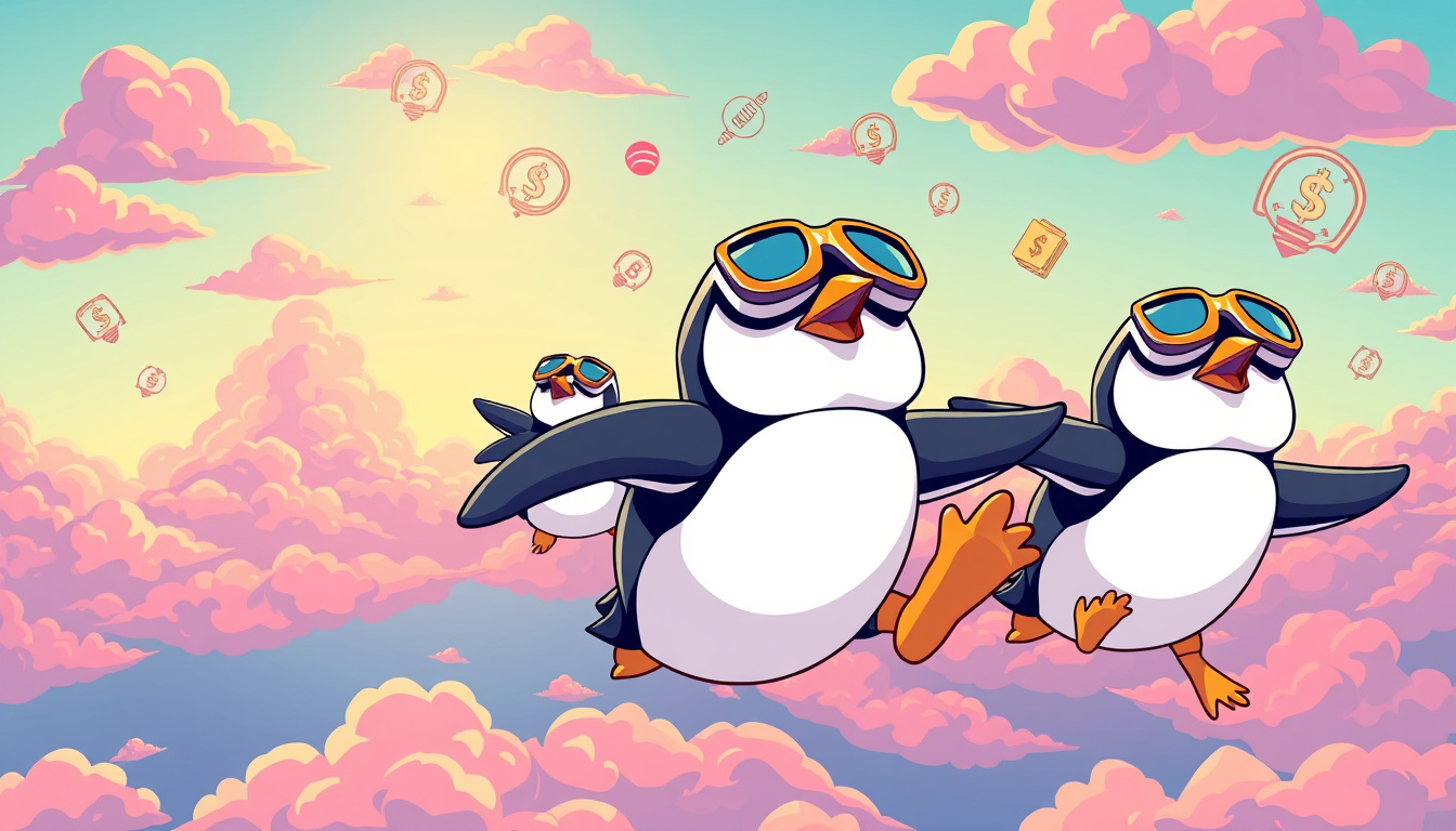 Can Pudgy Penguins Soar to New Heights? Analyzing the Potential 250% Surge of This Meme Crypto Token!