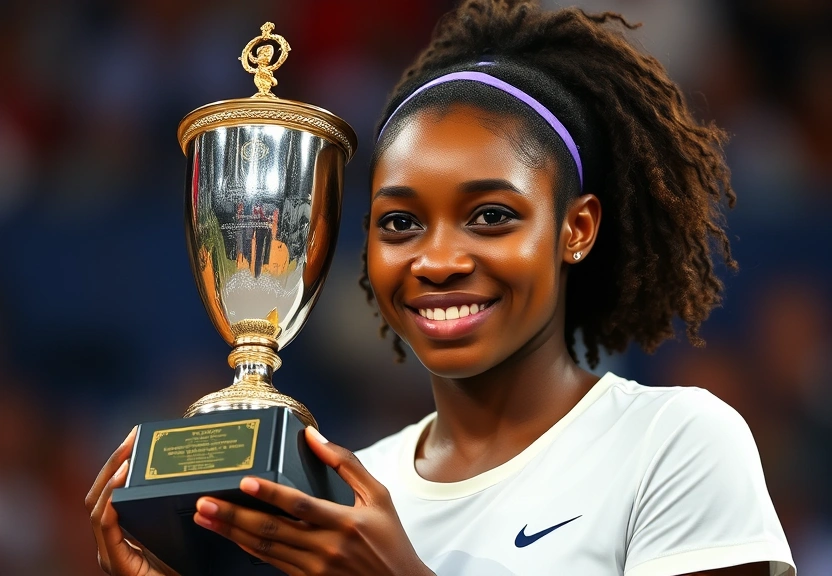 Representação visual de Coco Gauff Wins French Open: Surprising Twist with Unexpected Trophy
