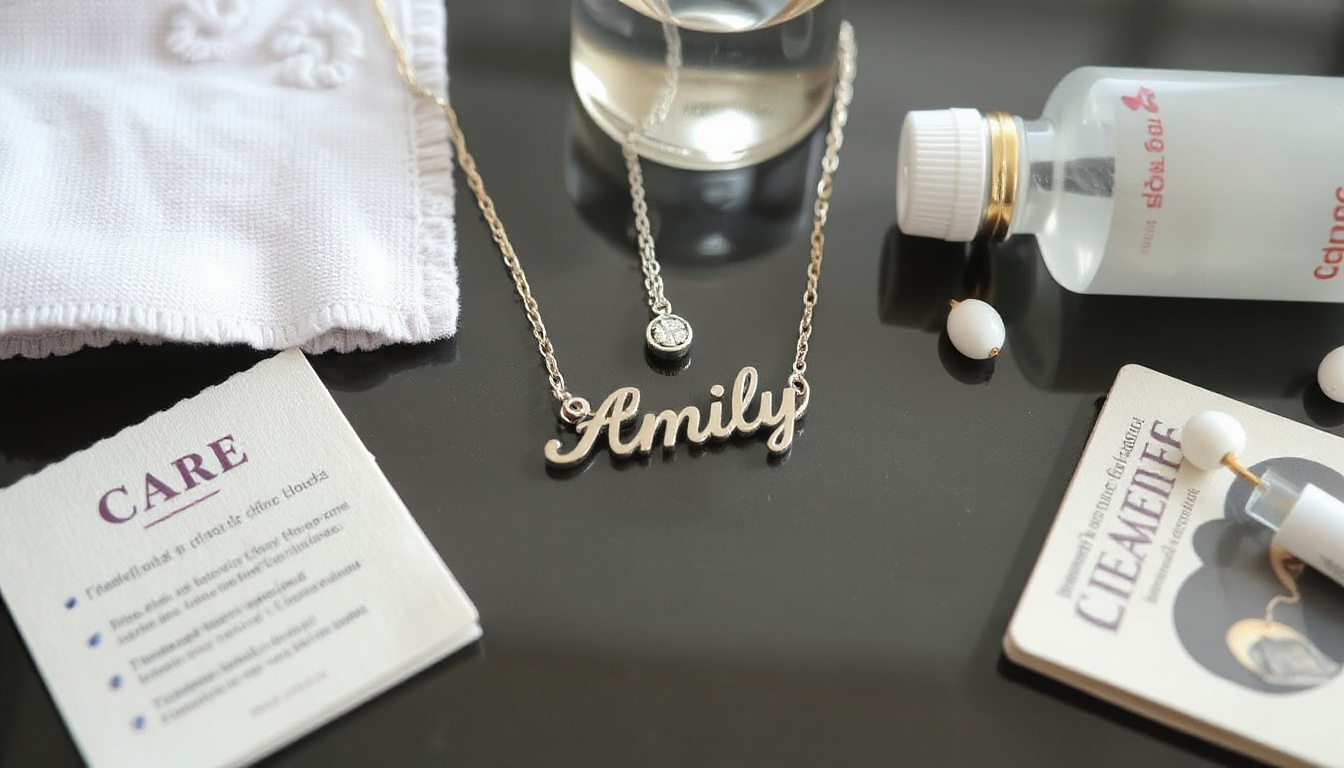 Caring for Your Personalised Necklace: Tips and Tricks