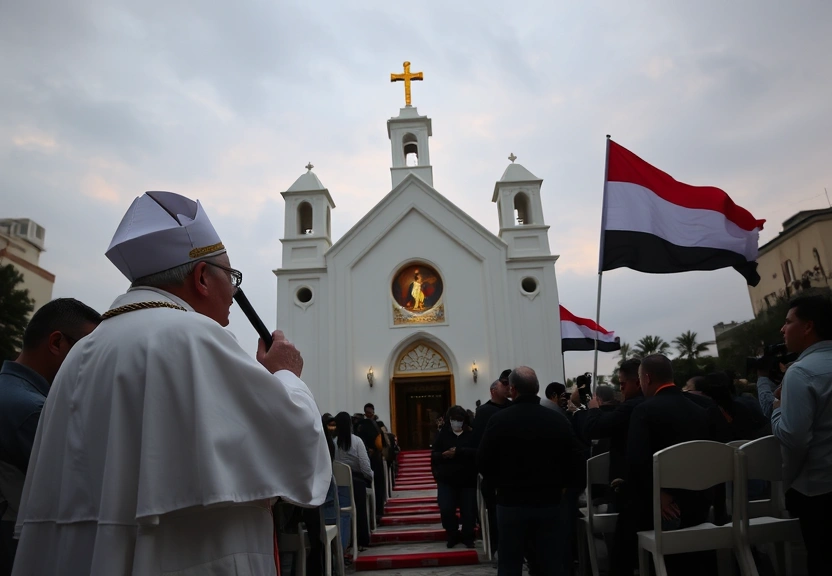 Representação visual de Papa clama por cessar-fogo após ataque a igreja católica em Gaza