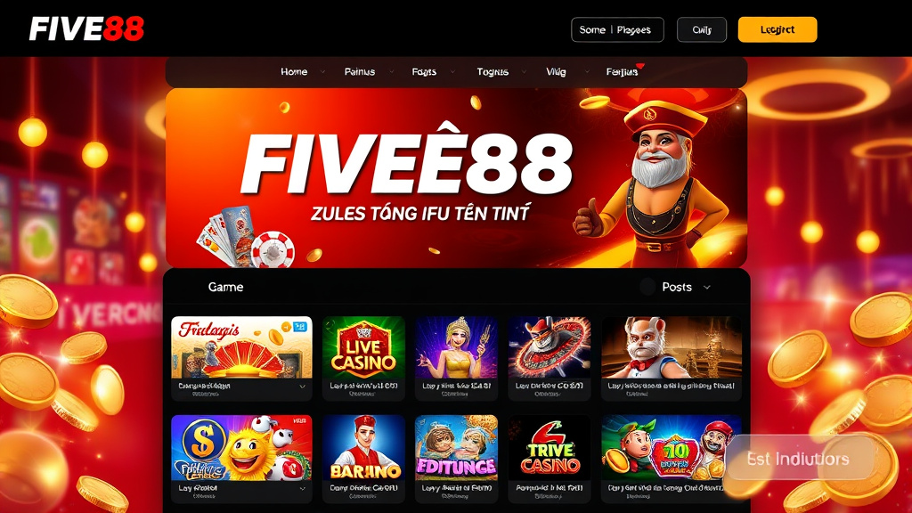 Casino FIVE88 - Điểm Đến Giải Tr&iacute; Trực Tuyến Đầy Hứa Hẹn V&agrave;ng Son Trong Thị Trường Hiện Nay