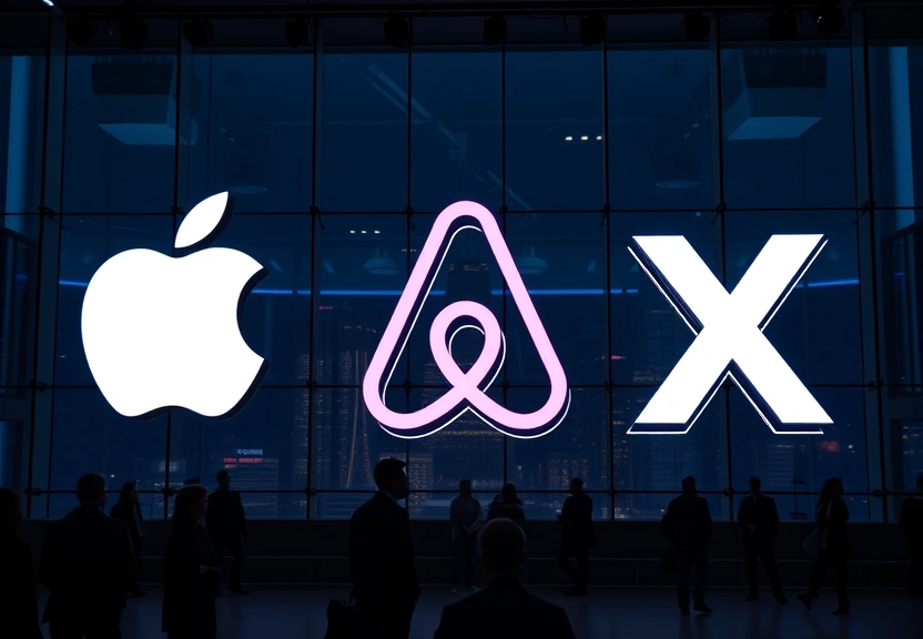 Representação visual de Apple, Airbnb, X among tech giants moving toward stablecoin adoption 
