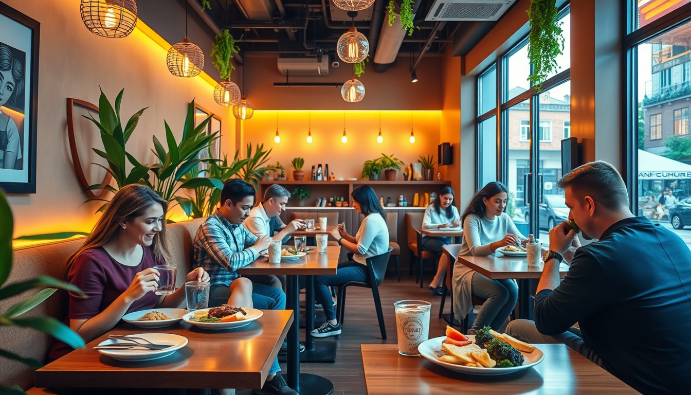 Trendy Cafés for a Relaxing Lunch Break