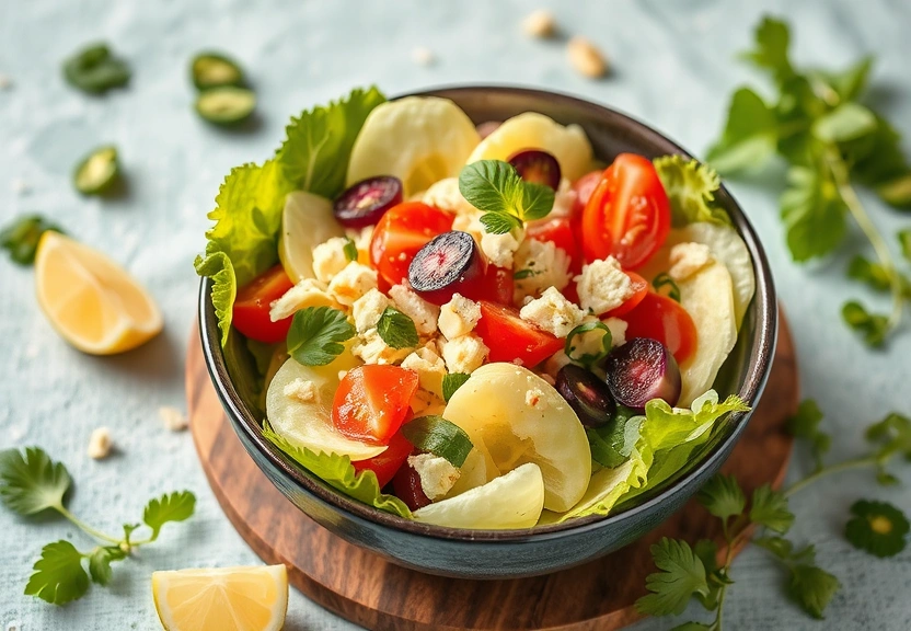 Representação visual de Descubra Duas Irresistíveis Saladas de Verão que Você Precisa Experimentar!
