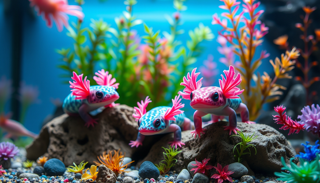 Unveiling the Secrets of<b> Axolotl Science</b>: Nature’s Marvel of Regeneration’ style=’display: block; margin: auto; max-width: 100%; height: auto;’></p>
<h2>The TL;DR</h2>
<ul>
<li>Axolotls are remarkable creatures known for their extraordinary regenerative abilities.</li>
<li>Their unique biological features, including gills and ability to remain in larval form, set them apart from other amphibians.</li>
<li>The regeneration mechanisms in axolotls involve complex cellular processes that continue to intrigue scientists.</li>
<li>Research on<b> axolotl science</b> holds significant promise for advancements in regenerative medicine and healing techniques.</li>
<li>Conservation efforts are critical to protect axolotl populations from habitat loss and environmental threats.</li>
</ul>
<h3>Introduction to Axolotl: Nature’s Regeneration Champion</h3>
<p>Welcome to the mesmerizing world of the axolotl, a remarkable amphibian that’s not just cute with its feathery gills and broad smile, but is also celebrated in<b> axolotl science</b> for its incredible regenerative abilities.</p>
<p>Found primarily in the lakes of Mexico, this aquatic creature has stunned scientists and casual observers alike with its capacity to regenerate limbs, spinal cords, and even parts of its heart and brain.</p>
<p>While many animals can heal from wounds, the axolotl goes a step further, allowing it to grow entire limbs back without any scarring.</p>
<p>This unique feature has made the axolotl a critical subject of research in regenerative medicine.</p>
<p>Young readers interested in biology and nature are in for a treat, as diving into<b> axolotl science</b> reveals insights not just about the regeneration process but also about the broader implications for understanding healing in humans.</p>
<p>Let’s explore how the study of this fascinating creature could unlock secrets of animal regeneration and innovation in medical treatments!</p>
<h3>The Unique Biology of Axolotls: What Sets Them Apart</h3>
<p>The unique biology of axolotls is nothing short of fascinating, making them a standout species in the realm of<b> axolotl science</b>.</p>
<p>These remarkable amphibians, native to the waters of Mexico, are not your average salamanders; they possess extraordinary regenerative abilities, enabling them to regrow entire limbs, spinal cords, and even parts of their hearts and brains!</p>
<p>Unlike most other amphibians that undergo metamorphosis, axolotls retain their larval features throughout their lives, a phenomenon known as neoteny, allowing them to thrive in aquatic environments.</p>
<p>This characteristic, paired with their impressive regeneration, has sparked significant interest in scientific circles as researchers delve into the genetic and cellular mechanisms behind these capabilities.</p>
<p>As young scientists and enthusiasts alike explore the world of<b> axolotl science</b>, they uncover not only the biological wonders of these creatures but also the potential implications for human medicine and regenerative therapy.</p>
<p>With vibrant colors and an endearing smile, axolotls offer a captivating peek into the mysteries of biology that inspire a new generation of explorers.</p>
<blockquote><p>‘The greatest discovery of my generation is that a human being can alter his life by altering his attitudes.’<br />
— William James</p></blockquote>
<h3>Mechanisms of Regeneration: How Axolotls Heal</h3>
<p>When diving into the fascinating realm of<b> axolotl science</b>, one cannot overlook the astonishing regenerative abilities of these unique amphibians.</p>
<p>Unlike most creatures, axolotls possess the remarkable capacity to regenerate lost body parts, including limbs, tails, and even parts of their heart and brain.</p>
<p>This incredible mechanism begins with a process called dedifferentiation, where mature cells revert to a more primitive state, allowing them to proliferate and transform into various types of tissues.</p>
<p>Researchers have long been captivated by the molecular and genetic signals that drive regeneration in axolotls, particularly the role of specific genes and proteins in healing.</p>
<p>The study of<b> axolotl science</b> not only sheds light on these remarkable biological processes but also holds potential implications for regenerative medicine in humans, as scientists explore how these natural healing methods can inspire innovative treatments for injuries and diseases.</p>
<p>With ongoing research, the axolotl serves as a key model organism, bridging the gap between biology and medical advancements.</p>
<p><a href=