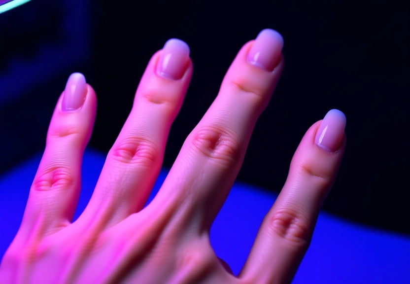 Representação visual de Estudo revela: Lâmpadas de manicure UV podem prejudicar sua pele em nível molecular
