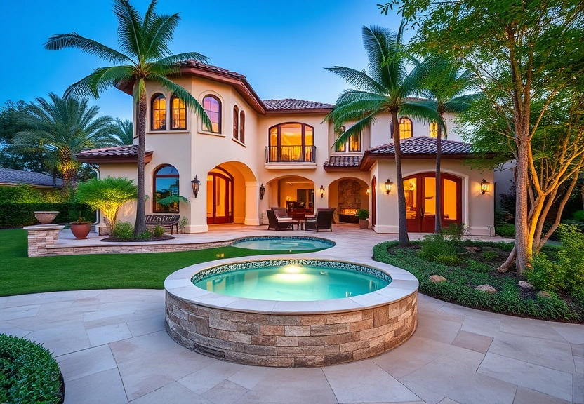 Representação visual de Discover the Hidden Gem: $1.7 Million Mediterranean Home Behind Johnston Water Tower