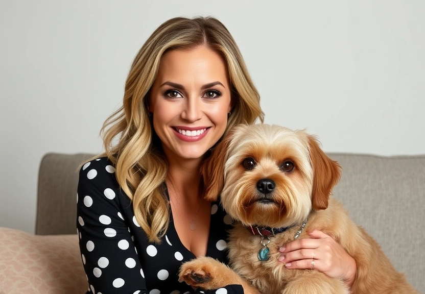 Representação visual de Kristin Chenoweth Said She Calls Her Dog Her