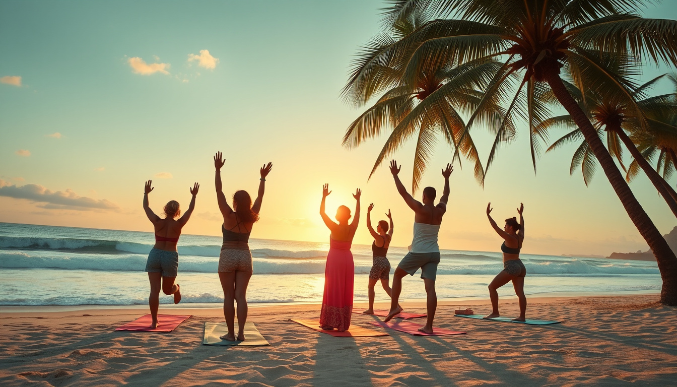 Beach yoga retreats