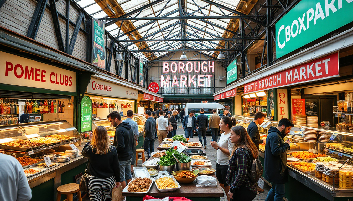 Discovering multicultural food at Borough Market and Boxpark