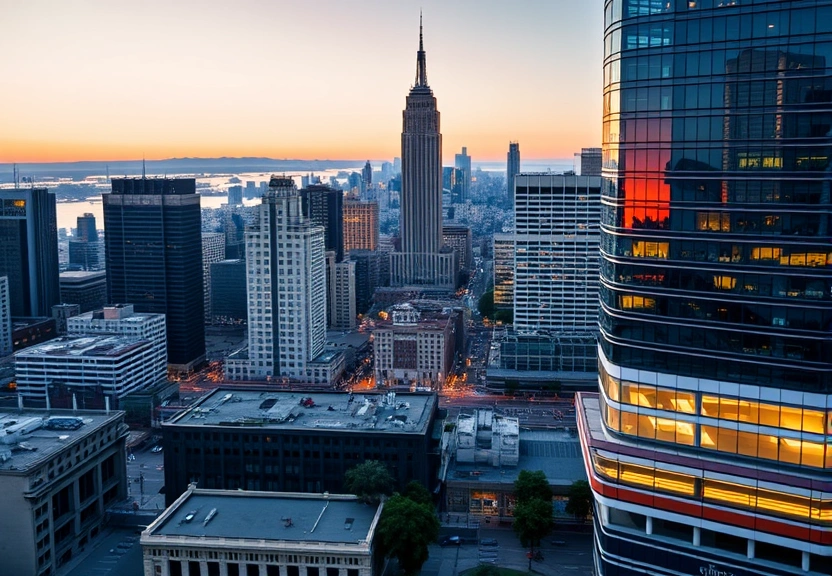 Representação visual de LA Pension Explores New Global Real Estate Investments Amid Market Volatility