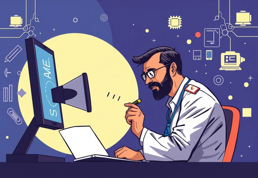 Ilustração de Technology: A Double-Edged Sword – CJI Gavai Emphasizes Enhancement Over Replacement in Decision-Making